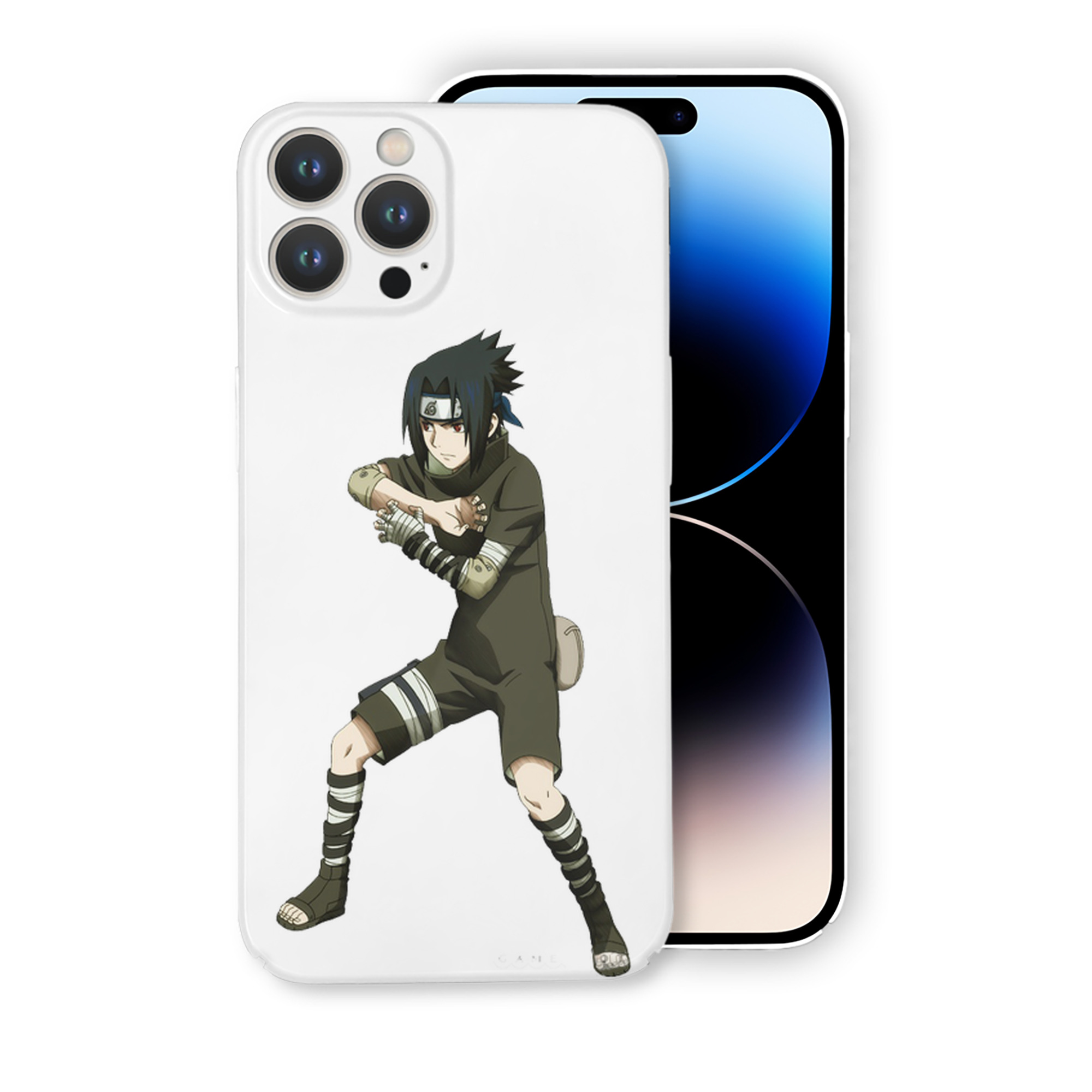 （画像用） NARUTO -ナルト- うちは サスケ Uchiha Sasuke 【iPhone 14シリーズ対応】ハードケース